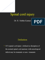 Spinal Cord Injury: Dr. R. Muthu Kumar