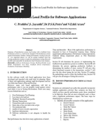 Feedback Driven Load Profile For Software Applications: C. Prathiba, S. Jayanthi, Dr.P.S.K.Patra and N.Ezhil Arasu