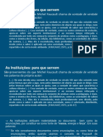 A influência da pós-modernidade nas concepções de instituições