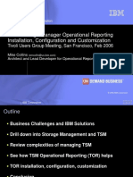 Tivoli Storage Manager Operational Reporting Installation, Configuration and Customization