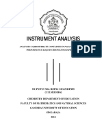 Instrument Analysis: Analysis Carbohydrate Contained in Palm Sugar by High Performance Liquid Chromatography (HPLC)