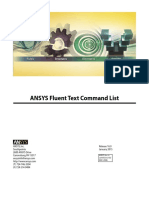 ANSYS Fluent Text Command List