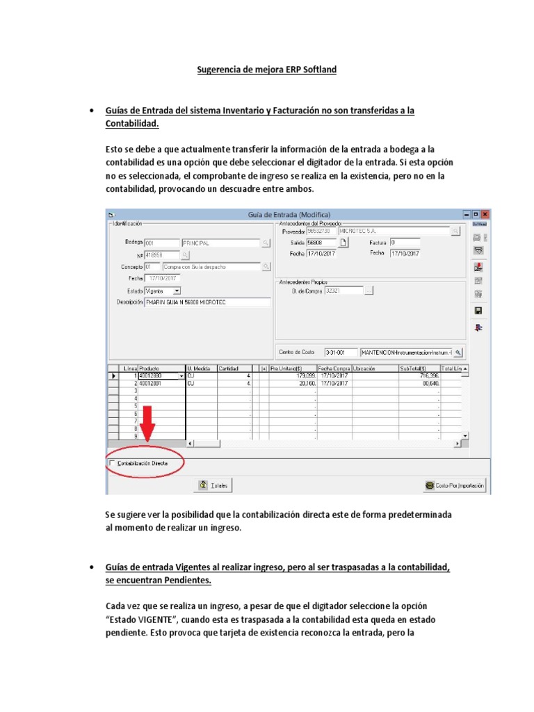Softland | PDF | Contabilidad | Informática