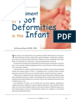 Foot Deformities Infant: Assessment