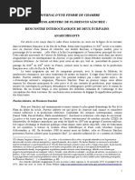 Lucía Campanella, "Le Journal D'une Femme de Chambre" Et "Puertas Adentro" de Florencio Sánchez: Rencontre Interocéanique de Deux Écrivains Anarchisants