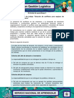 Evidencia 7 Agenda de Trabajo Solucion de Conflictos para Equipos de Trabajo Interdisciplinarios