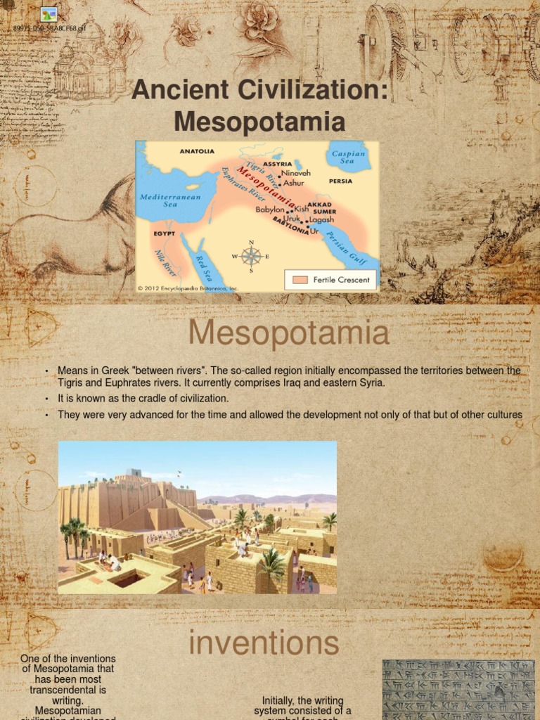 Innovations of Ancient Mesopotamia | PDF | Mesopotamia | Writing