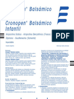 Cronopen Balsamico Prospecto ELEA PDF