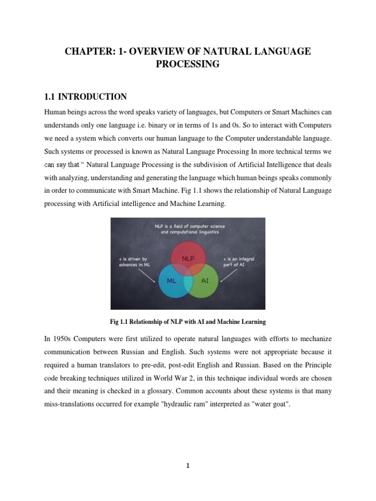 Natural Language Processing Overview | PDF | Speech Synthesis | Parsing