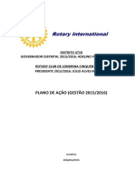 Plano de Ação Gestão 2015-16 Rotary Club de Londrina Cinquentenário_sugestão_julho2015