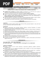 Sasanka Resume