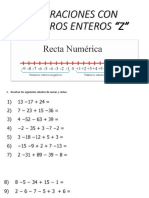 Operaciones Con Números Enteros