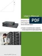 User'S Manual of FGSD / FGSW Web Smart Poe Switch