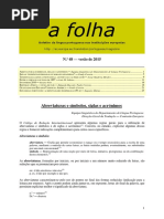 - 1 Abreviaturas e Símbolos, Siglas e Acrônimos