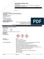 SDS-Sodium Nitrite Solution 40 CHE-2021S