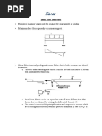 Beam Shear Behaviour