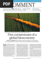 Bioeconomy cornstones