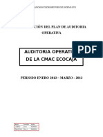 Plan de Auditoria Operativa