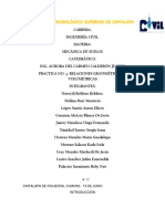 Practica de Mecánica de Suelos - RELACIONES GRAVIMÉTRICAS Y VOLUMÉTRICAS