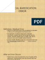 Medical &medication Error