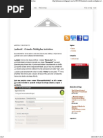 Criando Múltiplas Activities