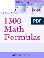 1300 Math Formula