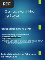 Gawad Manlilikha NG Bayan