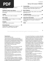 Download Sony Ericsson W300i User Manual by Kent Andrew Spencer SN3808370 doc pdf