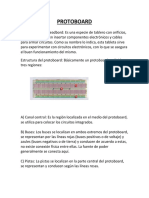 El Protoboard o Breadbord