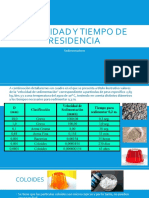 Capacidad y Tiempo de Residencia