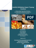 MB IPB E50 Kelompok 5 Makalah Analisis Kebijakan Import Tepung Gandum FINAL