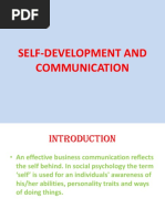 Self-Development and Communication