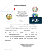 Cav Form 2 - School Referral To Division Office