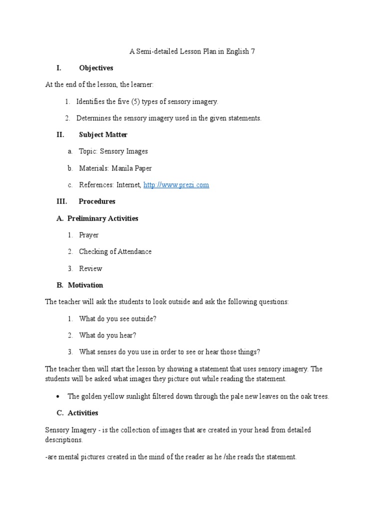 Sensory awareness techniques image