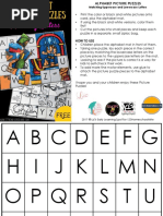 Alphabet Picture Puzzles