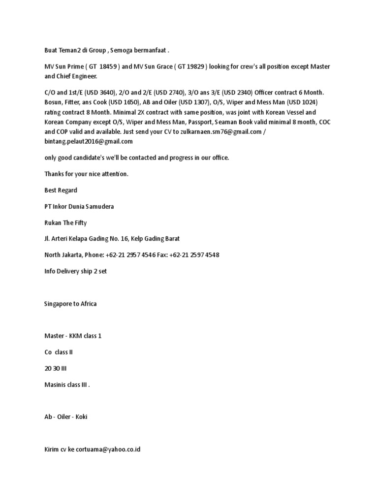 Email Company | PDF