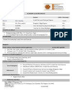 Jeevan Jassal resume highlighting MSc in chemistry and technical skills