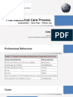 Pharmaceutical Care Process:: Assessment - Care Plan - Follow Up