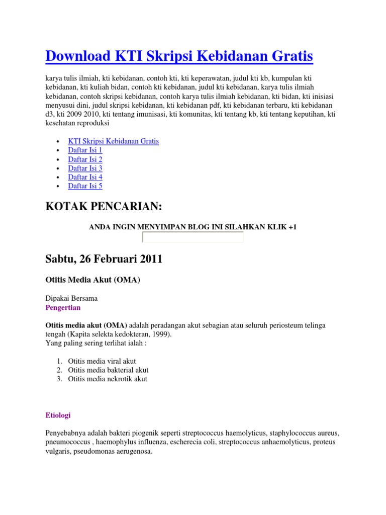 Skripsi Kesehatan Reproduksi 2010 Pejuang Skripsi