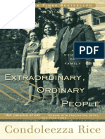 Extraordinary, Ordinary People by Condoleezza Rice - Excerpt
