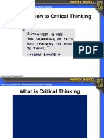 Week 5 MSL102L05 Introduction To Critical Thinking