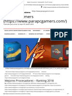 Mejores Procesadores - Ranking 2018 - para PC Gamers