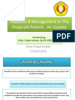Hepatitis B Management in The Pregnant Patient