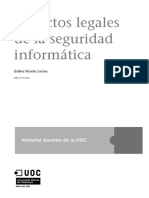 Aspectos Legales de La Seguridad Informática: Esther Morón Lerma