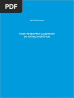 Orientacoes Para Artigo Cientifico 2018