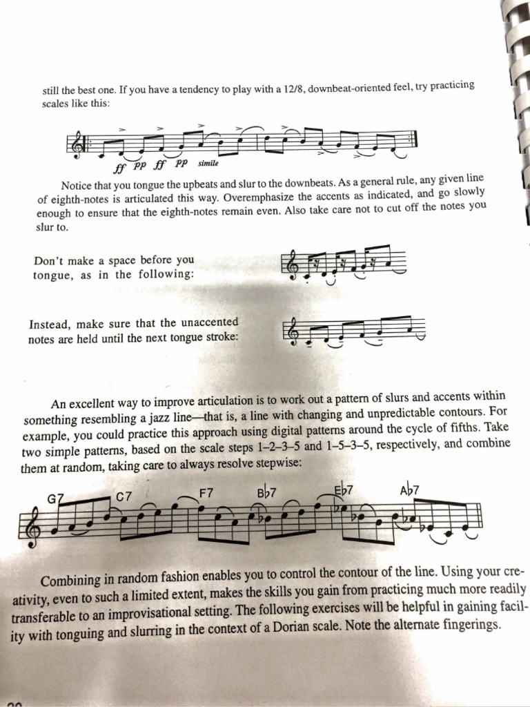 How To Practice Jazz Articulation | PDF