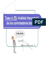 Tema 6 (5) : Análisis Frecuencial de Los Controladores Básicos