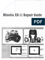 Minolta XD-11 repair guide breakdown
