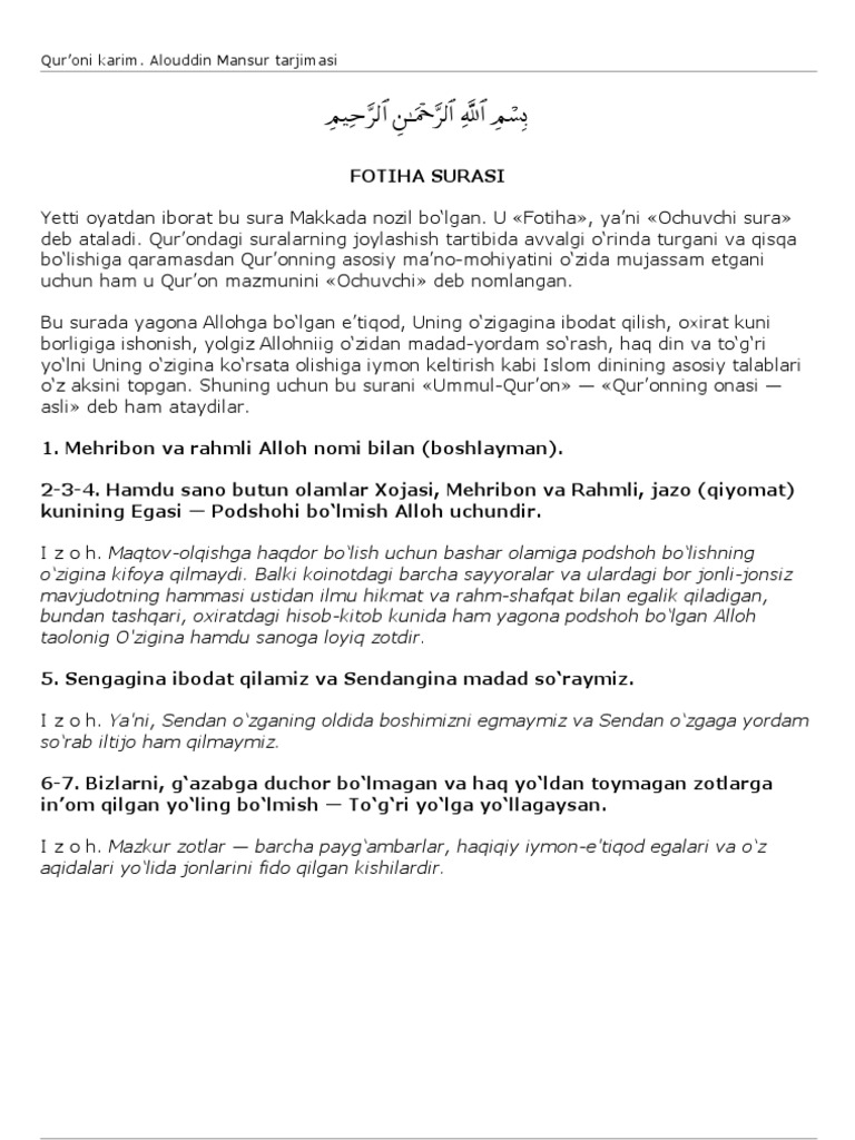 Ot bilan jinsiy aloqa boyicha qollanma