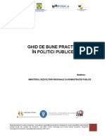 Ghid de Bune Practici in Politicile Publice